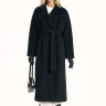 Шерстяное пальто в стиле Max Mara, черное. Арт. 547