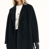 Шерстяное пальто в стиле Max Mara, черное. Арт. 547